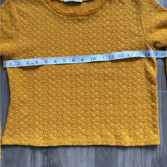 Zara Mustard Knit Sweater - Picture 4 of 5